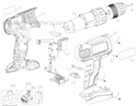 Part Location Diagram of 90548141 Black and Decker Keyless Chuck